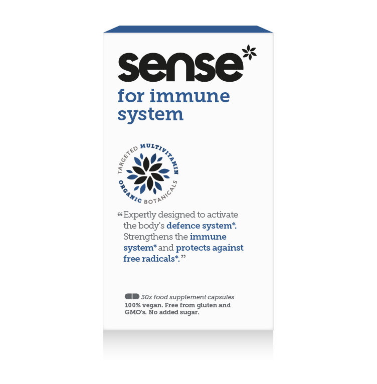 sense for the immune system superfood supplement powders and mutivitamin capsules